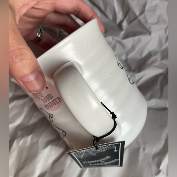 NWT Cobwebs & Cauldrons Pink Ghost Cowgirl Coffee Mug - Picture 5 of 5